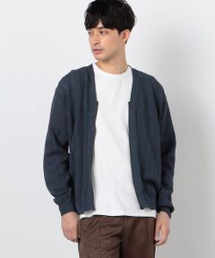 COMME CA ISM / コムサイズム カーディガン・ボレロ | 透かし編み ジップアップ カーディガン