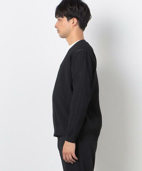 COMME CA ISM / コムサイズム カーディガン・ボレロ | 透かし編み ジップアップ カーディガン | 詳細6