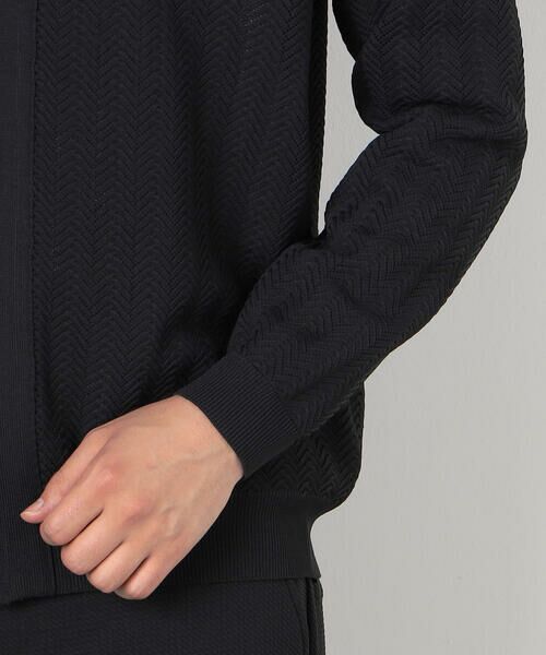 COMME CA ISM / コムサイズム カーディガン・ボレロ | 透かし編み ジップアップ カーディガン | 詳細9