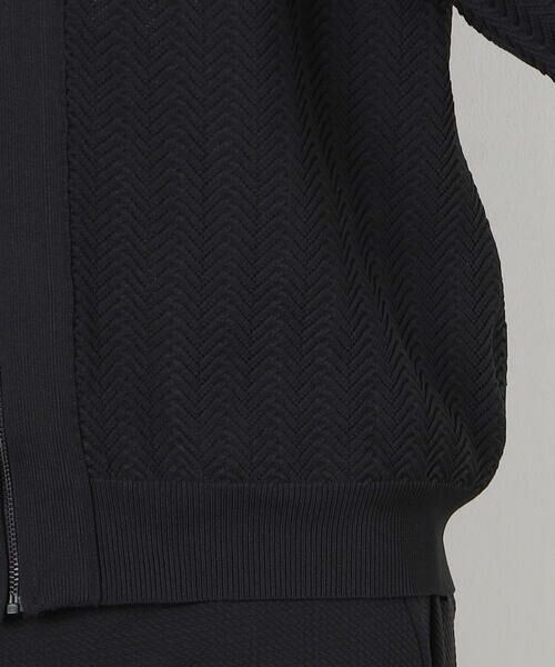 COMME CA ISM / コムサイズム カーディガン・ボレロ | 透かし編み ジップアップ カーディガン | 詳細10