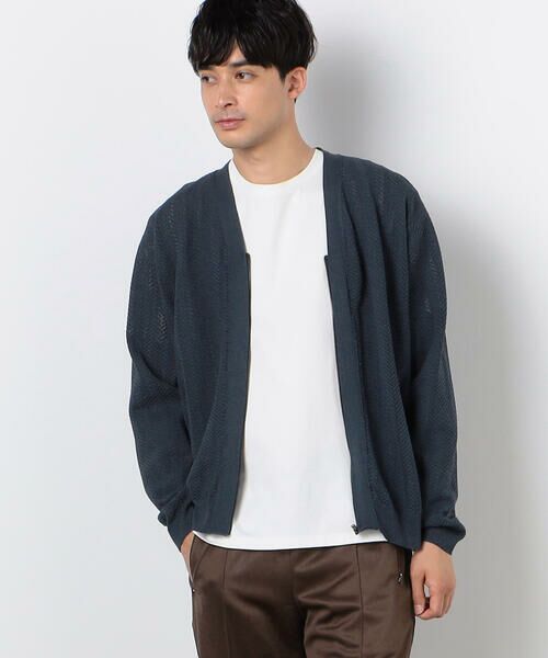COMME CA ISM / コムサイズム カーディガン・ボレロ | 透かし編み ジップアップ カーディガン | 詳細14
