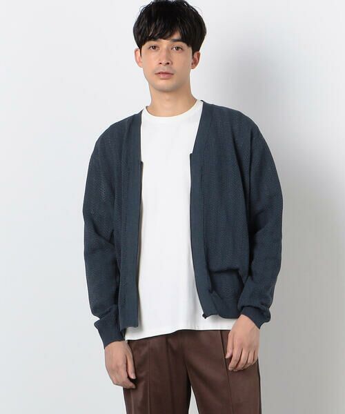 COMME CA ISM / コムサイズム カーディガン・ボレロ | 透かし編み ジップアップ カーディガン | 詳細15