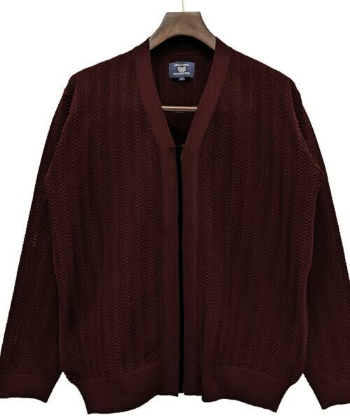 COMME CA ISM / コムサイズム カーディガン・ボレロ | 透かし編み ジップアップ カーディガン | 詳細22