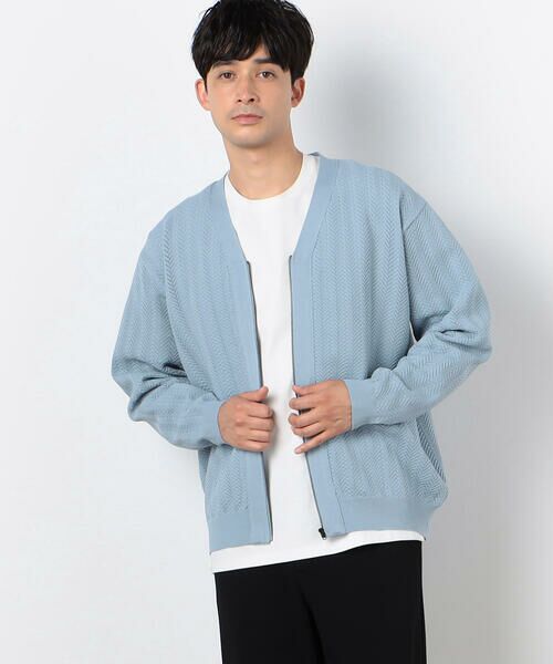 COMME CA ISM / コムサイズム カーディガン・ボレロ | 透かし編み ジップアップ カーディガン | 詳細24