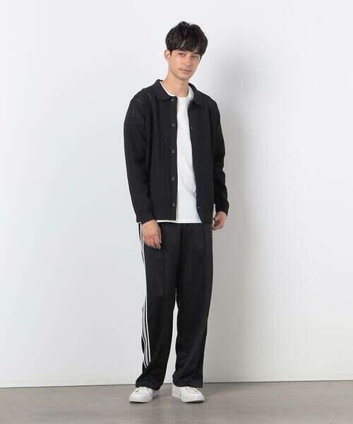 COMME CA ISM / コムサイズム カーディガン・ボレロ | 透かし編み ポロカーディガン | 詳細1