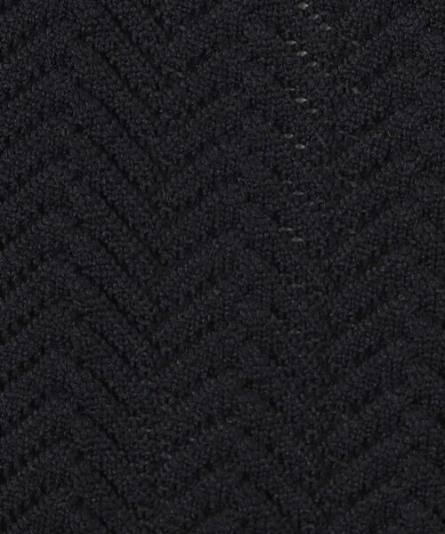 COMME CA ISM / コムサイズム カーディガン・ボレロ | 透かし編み ポロカーディガン | 詳細4