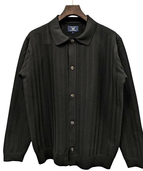 COMME CA ISM / コムサイズム カーディガン・ボレロ | 透かし編み ポロカーディガン | 詳細5