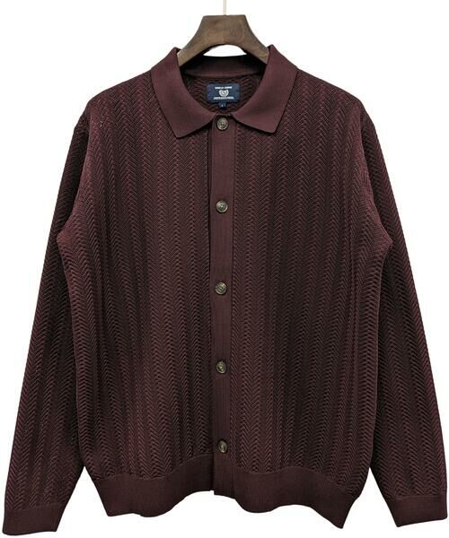 COMME CA ISM / コムサイズム カーディガン・ボレロ | 透かし編み ポロカーディガン | 詳細21