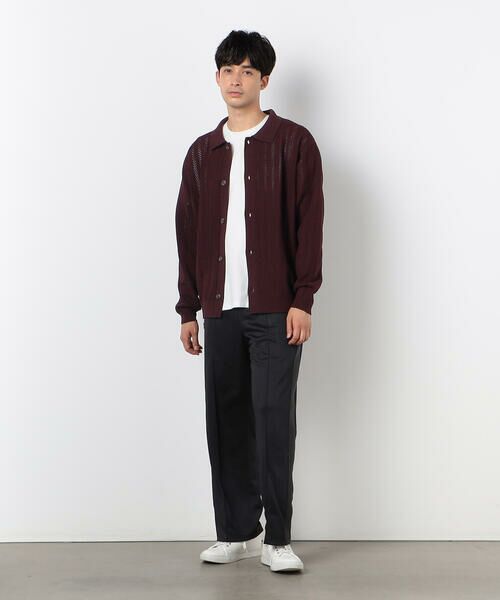 COMME CA ISM / コムサイズム カーディガン・ボレロ | 透かし編み ポロカーディガン | 詳細17