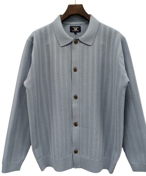 COMME CA ISM / コムサイズム カーディガン・ボレロ | 透かし編み ポロカーディガン | 詳細27