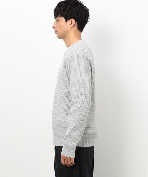 COMME CA ISM / コムサイズム ニット・セーター | ウォッシャブル ワッフル クルーネック ニット | 詳細5
