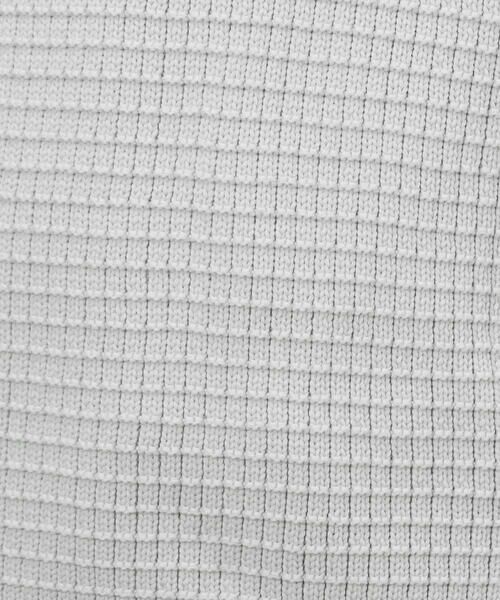 COMME CA ISM / コムサイズム ニット・セーター | ウォッシャブル ワッフル クルーネック ニット | 詳細10