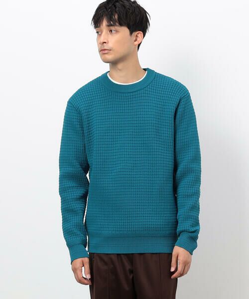 COMME CA ISM / コムサイズム ニット・セーター | ウォッシャブル ワッフル クルーネック ニット | 詳細29