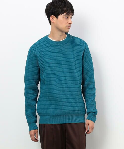 COMME CA ISM / コムサイズム ニット・セーター | ウォッシャブル ワッフル クルーネック ニット | 詳細30