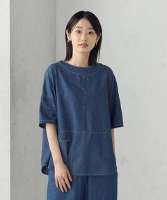 COMME CA ISM / コムサイズム シャツ・ブラウス | 【セットアップ対応】デニム　ブラウス