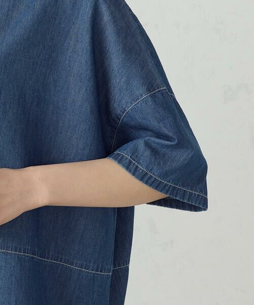 COMME CA ISM / コムサイズム シャツ・ブラウス | 【セットアップ対応】デニム　ブラウス | 詳細9
