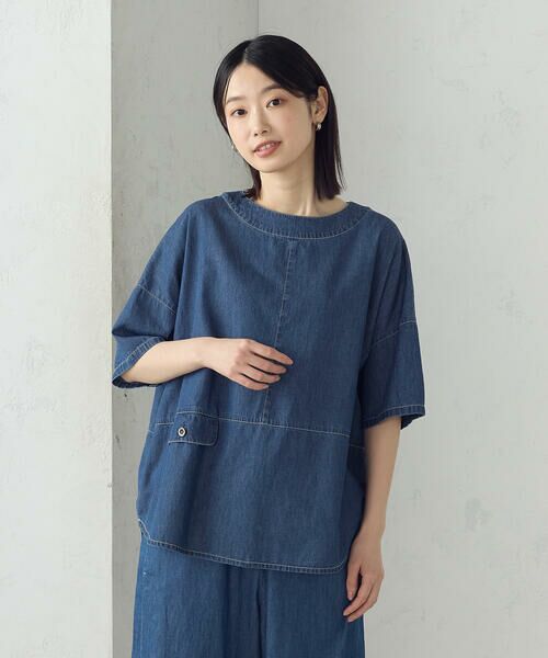 人気の セール】 （シャツ ブラウス 【セットアップ対応】デニム バッグ