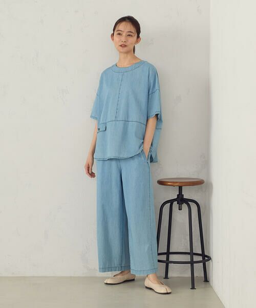 COMME CA ISM / コムサイズム その他パンツ | 【セットアップ対応】デニムイージーパンツ | 詳細13