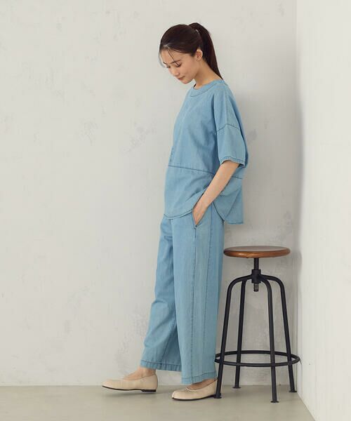 COMME CA ISM / コムサイズム その他パンツ | 【セットアップ対応】デニムイージーパンツ | 詳細14