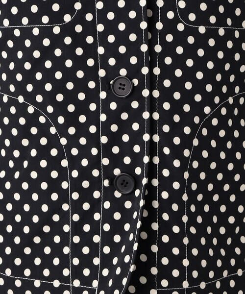 COMME CA ISM / コムサイズム テーラードジャケット | 【セットアップ対応】<ウォッシャブル>ドットプリント ジャケット | 詳細10