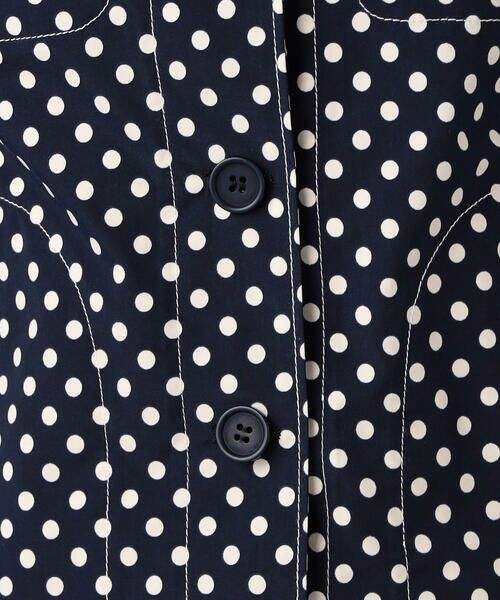 COMME CA ISM / コムサイズム テーラードジャケット | 【セットアップ対応】<ウォッシャブル>ドットプリント ジャケット | 詳細14