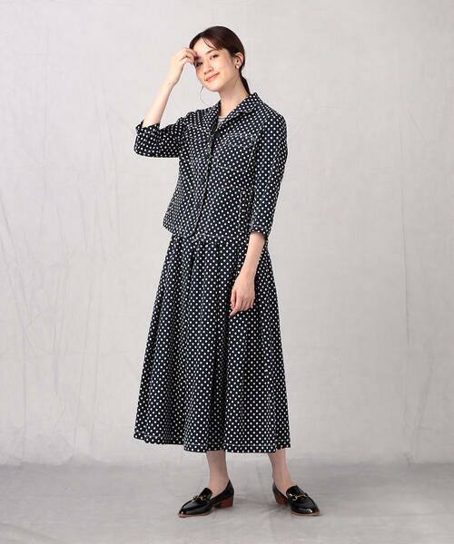 COMME CA ISM / コムサイズム テーラードジャケット | 【セットアップ対応】<ウォッシャブル>ドットプリント ジャケット | 詳細11