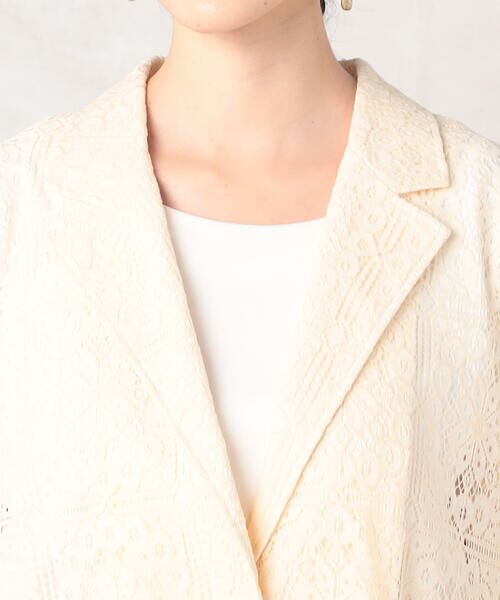 COMME CA ISM / コムサイズム テーラードジャケット | パッチワークレース　テーラードジャケット | 詳細8