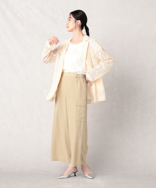 COMME CA ISM / コムサイズム テーラードジャケット | パッチワークレース　テーラードジャケット | 詳細2