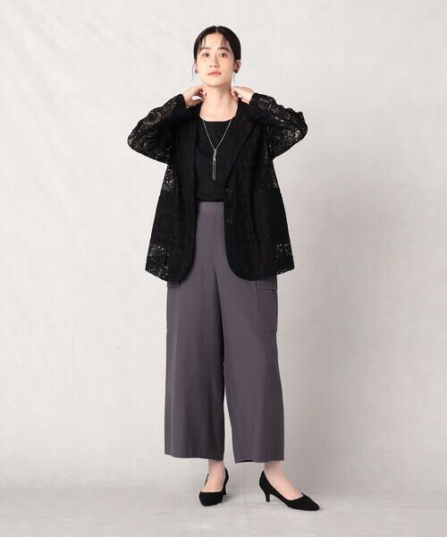 COMME CA ISM / コムサイズム テーラードジャケット | パッチワークレース　テーラードジャケット | 詳細12