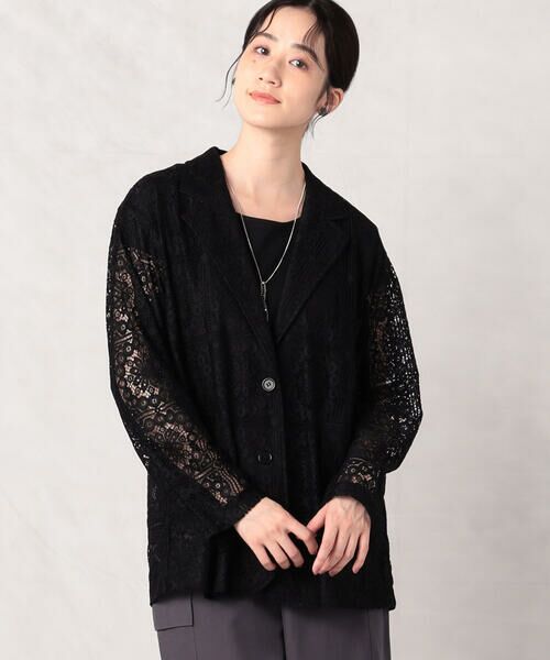 COMME CA ISM / コムサイズム テーラードジャケット | パッチワークレース　テーラードジャケット | 詳細16