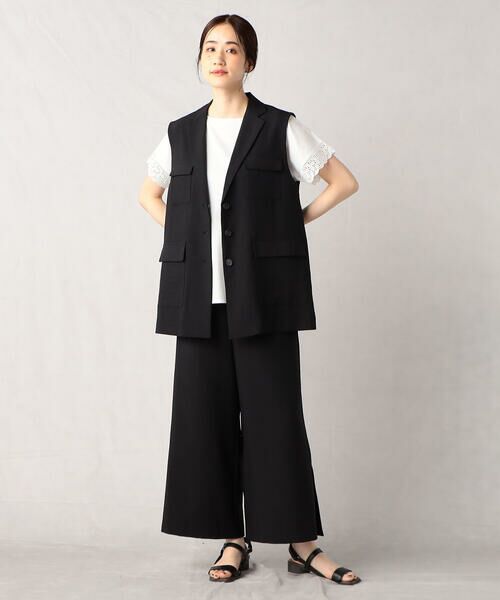 COMME CA ISM / コムサイズム ベスト | 【セットアップ対応】スリーブレスジャケット | 詳細2