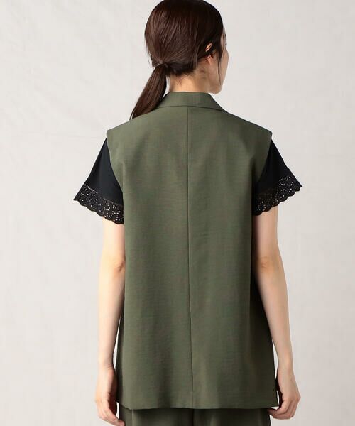 COMME CA ISM / コムサイズム ベスト | 【セットアップ対応】スリーブレスジャケット | 詳細10