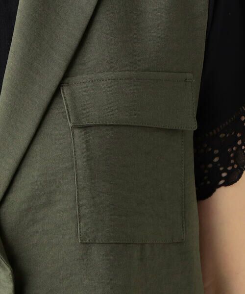 COMME CA ISM / コムサイズム ベスト | 【セットアップ対応】スリーブレスジャケット | 詳細12