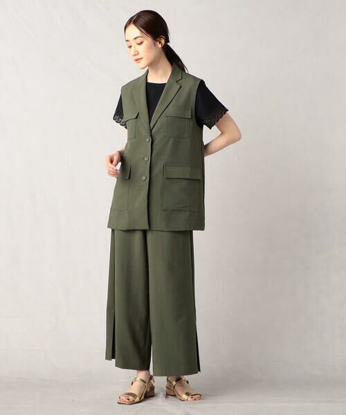 COMME CA ISM / コムサイズム ベスト | 【セットアップ対応】スリーブレスジャケット | 詳細6