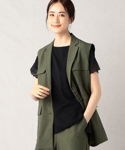 COMME CA ISM / コムサイズム ベスト | 【セットアップ対応】スリーブレスジャケット | 詳細7