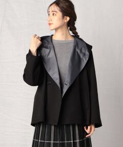 COMME CA ISM / コムサイズム その他アウター | 配色 ショートフードコート