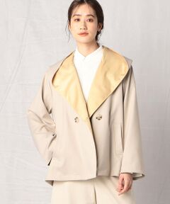 COMME CA ISM / コムサイズム その他アウター | 配色 ショートフードコート