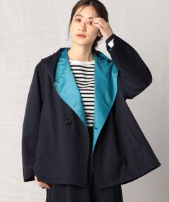 COMME CA ISM / コムサイズム その他アウター | 配色 ショートフードコート