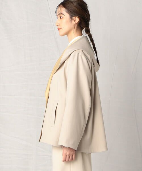 COMME CA ISM / コムサイズム その他アウター | 配色 ショートフードコート | 詳細8