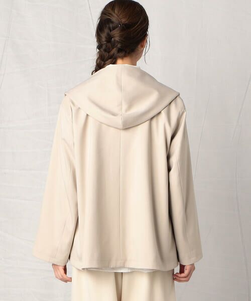 COMME CA ISM / コムサイズム その他アウター | 配色 ショートフードコート | 詳細9