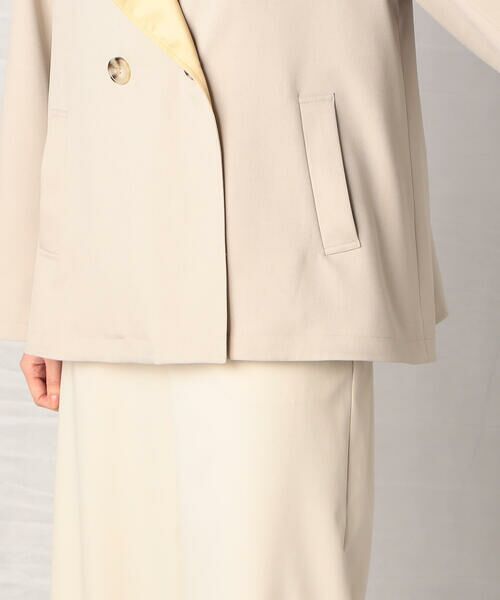 COMME CA ISM / コムサイズム その他アウター | 配色 ショートフードコート | 詳細13