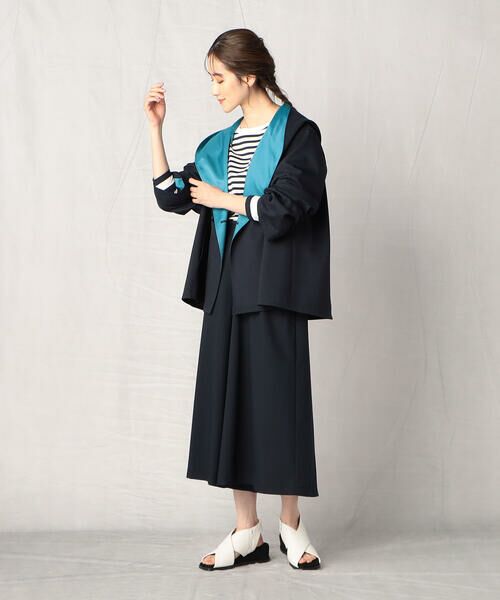 COMME CA ISM / コムサイズム その他アウター | 配色 ショートフードコート | 詳細17