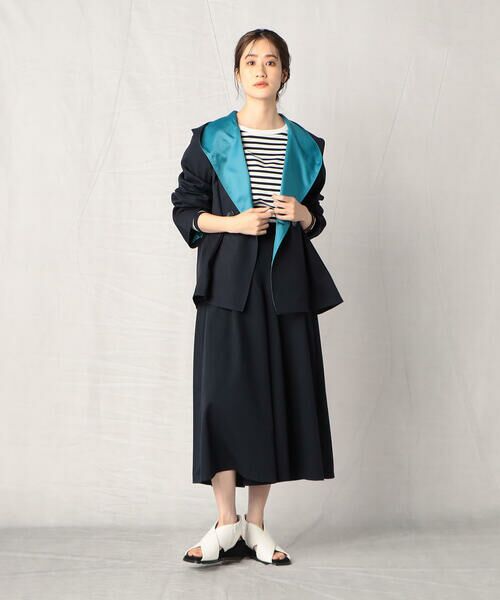 COMME CA ISM / コムサイズム その他アウター | 配色 ショートフードコート | 詳細18