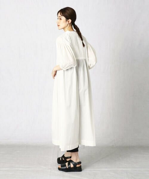 COMME CA ISM / コムサイズム ロング・マキシ丈ワンピース | <ウォッシャブル>インド綿 刺繍ワンピース | 詳細4