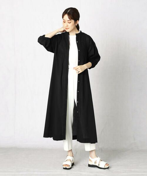 COMME CA ISM / コムサイズム ロング・マキシ丈ワンピース | <ウォッシャブル>インド綿 刺繍ワンピース | 詳細13