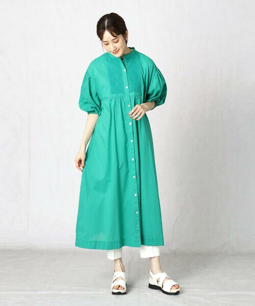 COMME CA ISM / コムサイズム ロング・マキシ丈ワンピース | <ウォッシャブル>インド綿 刺繍ワンピース | 詳細15