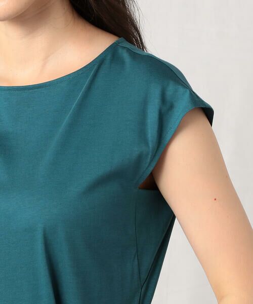 COMME CA ISM / コムサイズム ドレス | ウォッシャブル ウエストベルト付きフレンチスリーブワンピース | 詳細14