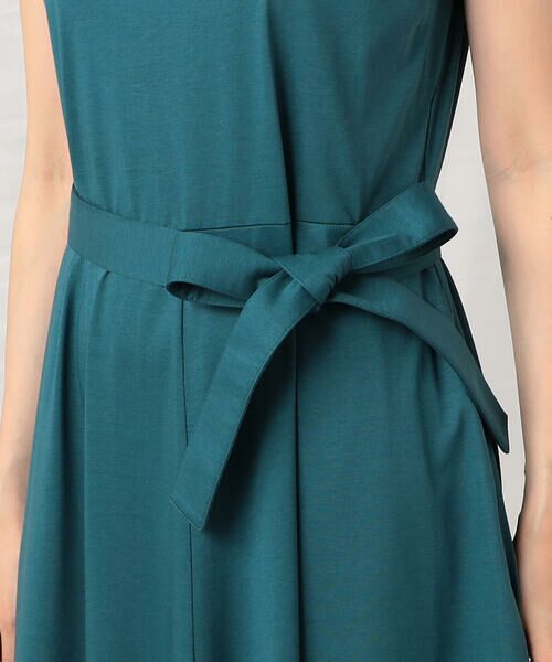 COMME CA ISM / コムサイズム ドレス | ウォッシャブル ウエストベルト付きフレンチスリーブワンピース | 詳細15