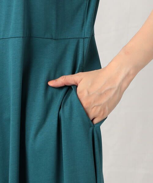 COMME CA ISM / コムサイズム ドレス | ウォッシャブル ウエストベルト付きフレンチスリーブワンピース | 詳細16