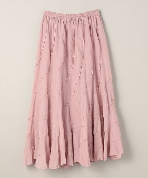 COMME CA ISM / コムサイズム ミニ・ひざ丈スカート | インドコットンフレアースカート | 詳細7